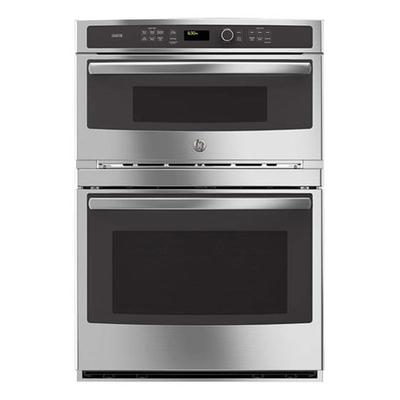 GE Profile Series 30" Built-In Double Electric Convection Wall Oven - Stainless-Steel - PT9800SHSS