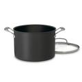 Cuisinart 8-qt. Stock Pot w/ Lid Non Stick/Hard-Anodized Aluminum in Black/Gray | 7.68 H x 12.6 W in | Wayfair 666-24