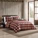 Eddie Bauer kids Navigation Cotton Reversible Comforter Set Polyester/Polyfill/Cotton in Black/Brown/Red | Twin | Wayfair 203934