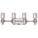 Ashington 27 1/2" Wide Satin Nickel 4-Light Bath Light