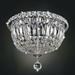 Allegri by Kalco Lighting Betti 4 - Light 12" Unique/Statement Bowl Semi Flush Mount Crystal in Gray | 9.4 H x 12 W x 12 D in | Wayfair