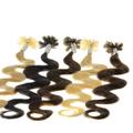 hair2heart 200 x 1g Echthaar Microring Loop Extensions, 60cm - glatt - #350 kupferrot - Loops Haarverlängerung