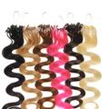 hair2heart 10 x Tape In Extensions aus Echthaar, 50 cm, 2.5 g, glatt - Farbe 14 dunkelblond