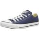 Converse Classic Chuck Taylor All Star Low OX Tops Men Women Canvas Trainer (7 UK, Navy Blue)