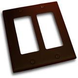 Residential Essentials 2-Gang Rocker Wall Plate | 4.5 H x 4.5 W x 0.125 D in | Wayfair 10824VB