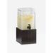 Cal-Mil Beverage Dispenser Plastic/Acrylic in Black | 18 H x 8.25 W in | Wayfair 1527-1-96