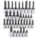 PROTO J4770-37 1/4 in, 3/8 in Drive Socket Bit Set, Metric, 7 pcs