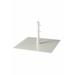 Tropitone Aluminum Free Standing Umbrella Base Aluminum in White | 15 H x 24 W x 24 D in | Wayfair SP24S15F_SHL