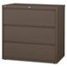 Lorell Fortress 3-Drawer Lateral Filing Cabinet in Brown | 42.5 H x 44.5 W x 18.6 D in | Wayfair LLR60476