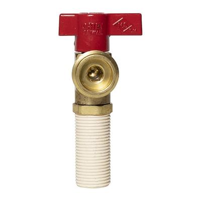 OATEY 38965 Washing Machine Valve,3/4 in.,CPVC,Red