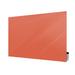 Ghent Harmony Wall Mounted Horizontal Magnetic Glass Board Glass in Orange/White | 24 H x 1.63 D in | Wayfair HMYSM23PH