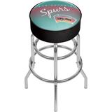 Trademark Global NBA Swivel 31" Bar Stool Upholstered/Metal in Gray | 31 H x 20 W x 20 D in | Wayfair NBA1000HC-SAS