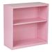 OSP Designs Metal 2-Shelf Bookcase in Pink | 28 H x 28 W x 12 D in | Wayfair HPBC261
