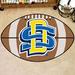 FANMATS NCAA South Dakota State University Football 32.5 in. x 20.5 in. Non-Slip Indoor Only Door Mat s in Blue | 20.5 W x 32.5 D in | Wayfair 4446