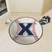 FANMATS NCAA Xavier University Baseball Mat Synthetics in Blue/Gray/White | 27 W x 27 D in | Wayfair 4729