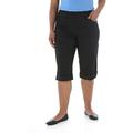 Women's Plus-Size Lightweight Cargo Capri Pants