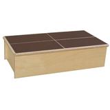 Wood Designs Step Stool Manufactured Wood in Brown | 6 H x 23 W x 12 D in | Wayfair 990360BN