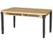 Wood Designs Four Seat Student Desk w/ Adjustable Legs 18"-29" Metal | 30 H x 48 W x 36 D in | Wayfair 3648DSKHPLA1829