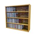 Wood Shed 03 Series Multimedia Wall Mounted Media Storage Wood/Solid Wood in Brown | 24.75 H x 26.88 W x 6.75 D in | Wayfair 403-2 / Clear