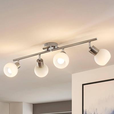 Lindby Deckenlampe Elaina 4-flg., nickel matt