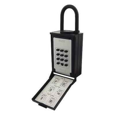 NU-SET 2084-3 Key/Card Storage Combo Locking Shackle Push Button Lock Box