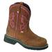 JUSTIN ORIGINAL WORKBOOTS GY9980 Size 9-1/2 Women's Western Boot Steel Work