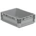 SSI SCHAEFER ELB4220.GY1 Straight Wall Container, Gray, Polypropylene, 16 in L,