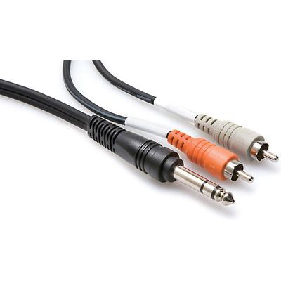 HOSA 1/4 in TRS to Dual RCA, 2 m Insert Cable