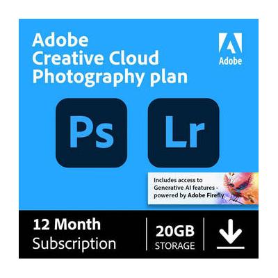 Adobe Creative Cloud Photography Plan with 20GB Cloud Storage (12-Month Subscript 65321211