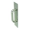 ROCKWOOD 122 x 70B.32D Door Pull Plate, Stainless Steel, 15"L x 3-1/2"W, 0.05"