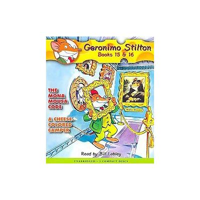 The Mona Mousa Code / A Cheese-colored Camper by Geronimo Stilton (Compact Disc - Unabridged)