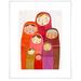 Oopsy Daisy All in the Family Canvas Art Canvas | 24 H x 18 W x 1.5 D in | Wayfair NB2149