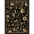 Home Dynamix Optimum Amell Traditional Floral Area Rug Black/Green 7 8 x10 4