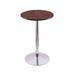 Holland Bar Stool Bar Height Pedestal Dining Table Wood/Metal in Gray | 42 H x 24 W x 24 D in | Wayfair 214-2242CH24R