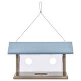 Birds Choice Bluebird Feeder in Taupe & Blue Recycled Plastic Plastic in Brown/Gray | 8 H x 10 W x 14 D in | Wayfair SNBBF