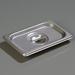 Carlisle Food Service Products DuraPan™ Silver Rectangle Stainless Steel Lid Stainless Steel in Gray | 6.88 W x 4.25 D in | Wayfair 607190C