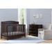 Delta Children Emery 4-in-1 Convertible Crib Wood in Brown | 43.75 H x 30.25 W in | Wayfair 7380-207