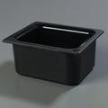 Carlisle Food Service Products Coldmaster® 6 qt. Rectangle Plastic Food Storage Container Plastic in Black | 6.01 H x 12.73 W x 10.36 D in | Wayfair