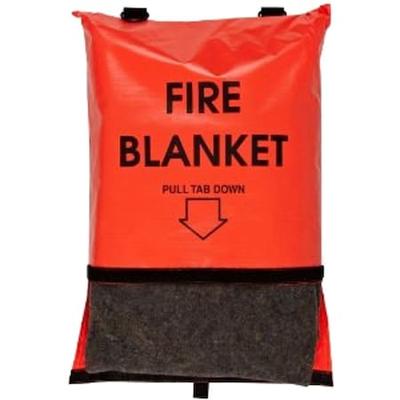 FIRST VOICE 911-83700TS Fire Blanket and Bag with Velcro Closure