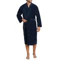 Schiesser Men'S Bathrobe - Blue - Blau (Dunkelblau) - X-Large (Brand Size: 054)