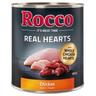 Rocco Real Hearts 24 x 800 g - Pollo con Cuori di Pollo interi