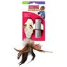 KONG Refillables Feather Mouse con catnip - con catnip