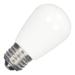 Satco 09175 - 1.4W S14/FR/LED/120V/CD S9175 Standard Screw Base White Frosted Scoreboard Sign LED Light Bulb