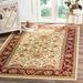 SAFAVIEH Lyndhurst Victoria Traditional Floral Area Rug Ivory/Red 5 3 x 7 6