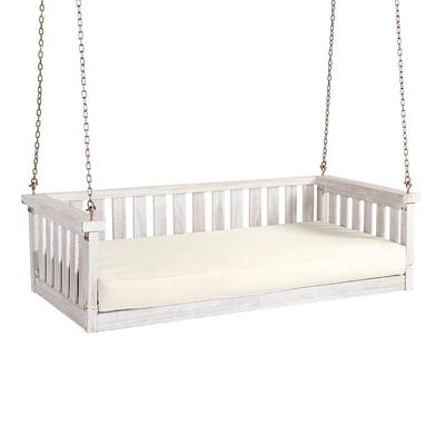 Sunday Porch Swing Replacement Seat Cushion - Canvas Sand Sunbrella - Ballard Designs