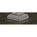 Campania International Urn Plinth Pedestal Concrete | 3 H x 10.25 W x 10.25 D in | Wayfair PD-201-AL