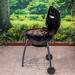 Charbroil Kettleman 360 Infrared Charcoal Grill Porcelain-Coated Grates/Steel in Black/Gray | 39 H x 26 W x 26 D in | Wayfair 16301878