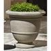 Campania International Relais Cast Stone Urn Planter Concrete, Copper in Gray | 17.25 H x 19 W x 19 D in | Wayfair P-576-PN
