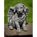 Campania International Angel Puppy Statue, Copper in Green | 13 H x 13 W x 11 D in | Wayfair A-491-VE