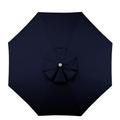 9' Patio Umbrella Replacement Canopy - Canvas Navy Sunbrella - Ballard Designs Canvas Navy Sunbrella - Ballard Designs